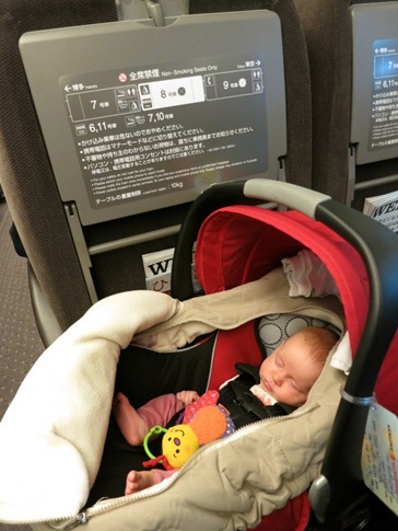 She even sleeps on bullet trains